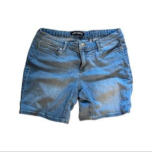 Distressed Jean Shorts